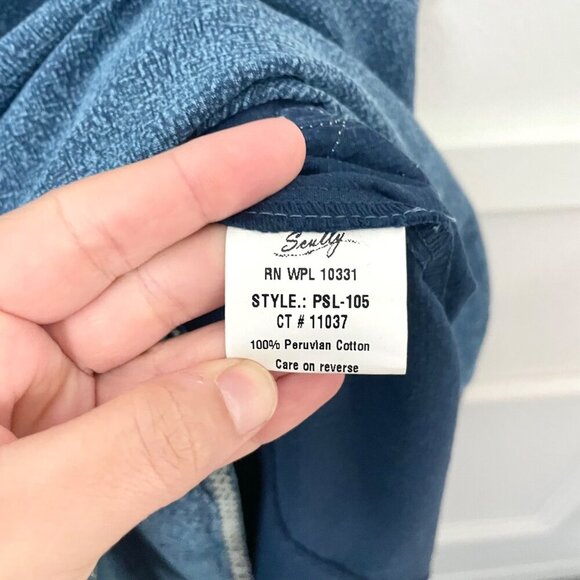 NWT Scully Cantina Collection Contrast Soutache Scoop Neck Dress Blue Size 2XL - Picture 6 of 8